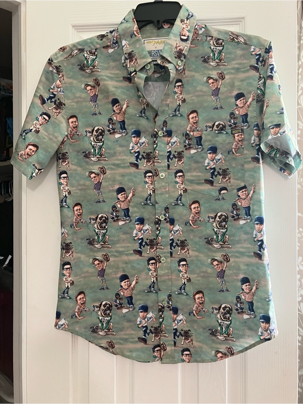 Sandlot Men's Short-Sleeve Button-Up Shirt